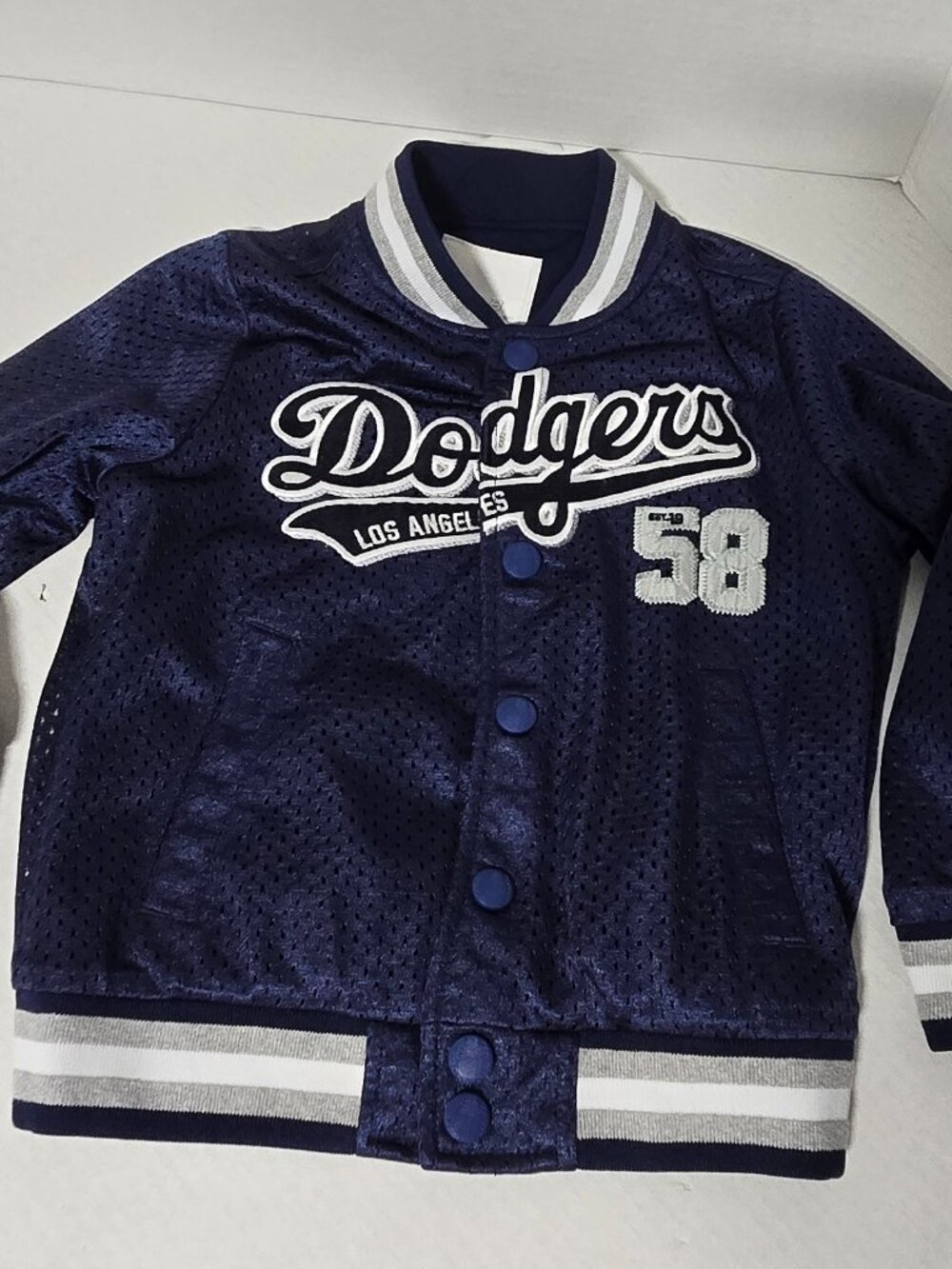 ⚾ Los Angeles Dodgers Youth Varsity Jacket | Size 4Y (105) | MLB Baseball Team J